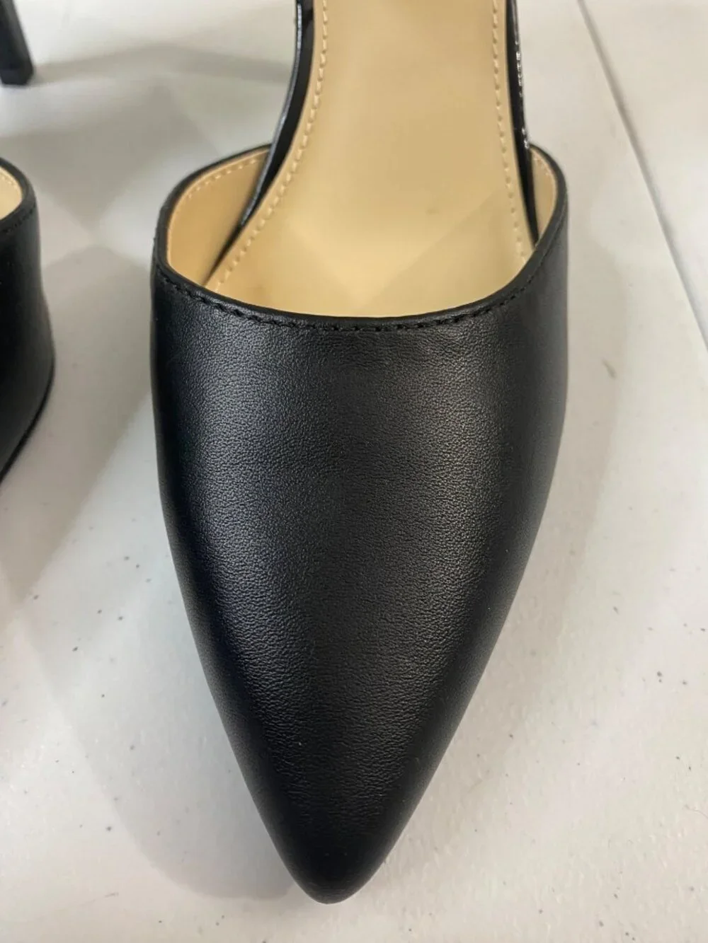 Liz Claiborne Womens Kiara Stiletto Heel Pumps, 7 Medium, Black - Picture 6 of 16